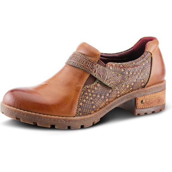L'Artiste by Spring Step Womens Magda Leather Slip On Shoes -- Brown, 35M NEW - Picture 1 of 7